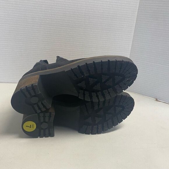 STEVE MADDEN Apollo Women’s Bootie Black Gray Size 7 Round Toe New No Box - Picture 5 of 12